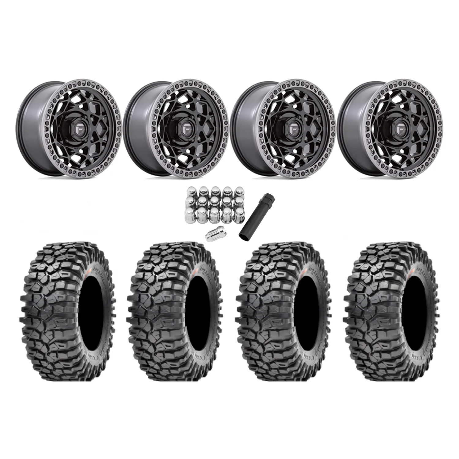 Maxxis Roxxzilla ML7 (Competition Compound) 32x10-15 Tires on Fuel